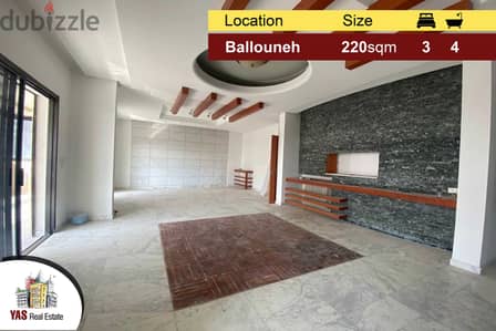 Ballouneh 220m2 | Ultra Prime Location | Renovated | View |