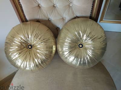 Golden Cushions  ( 2 ) وسادة ذهبي عدد