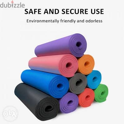 Rubber yoga mat