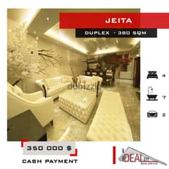 Bay view duplex in Jeita 380 SQMدوبلكس للبيع في جعيتا REF#CD10026 0