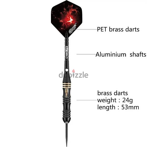 darts steel tips 24g 1