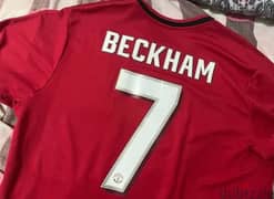 beckham  limited edition Manchester united  treble winner jersey