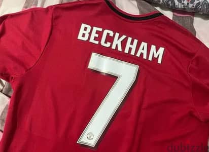 beckham limited edition Manchester united  treble winner jersey