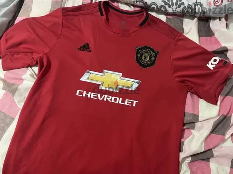 beckham Manchester united chevrolet memorial treble winner jersey 2