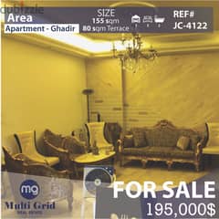 Ghadir, Apartment For Sale, 155 m2, شقّة للبيع في غادير