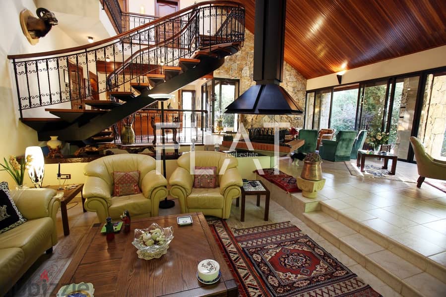 Luxurious Villa for Sale in Faqra | 3,350,000$ 4