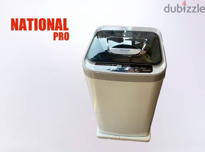 National Pro 8KG Fully Automatic Top Load Washing Machine 0