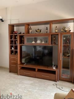 t. v wall cabinet