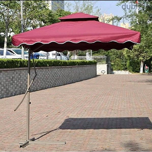 Outdoor Sunshade Garden Umbrella 2.5 x 2.5 m 0