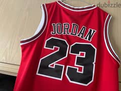 micheal jordan chicago bulls red NBA finals jersey