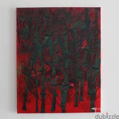"The Red Hour" - Red painting