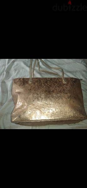 original Michael Kors rose gold bag used once 3