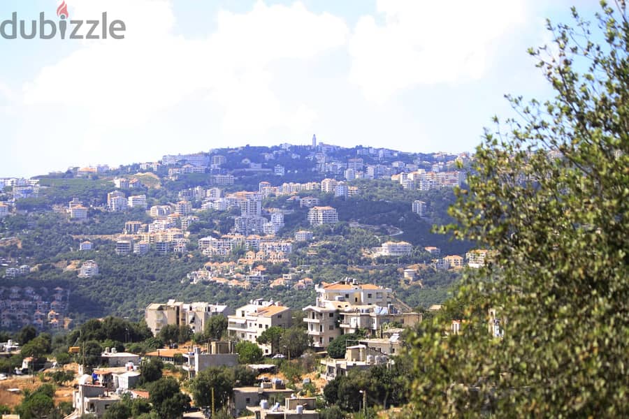 L12853-5,200 SQM Land With Great Green View for Sale In Bikfaya 1