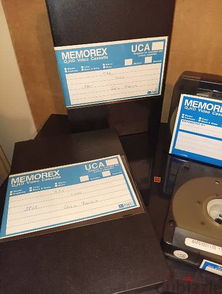 Vintage rare Memorex Q2HD Video Cassette Tape Cartridge UCA Matic HD 2