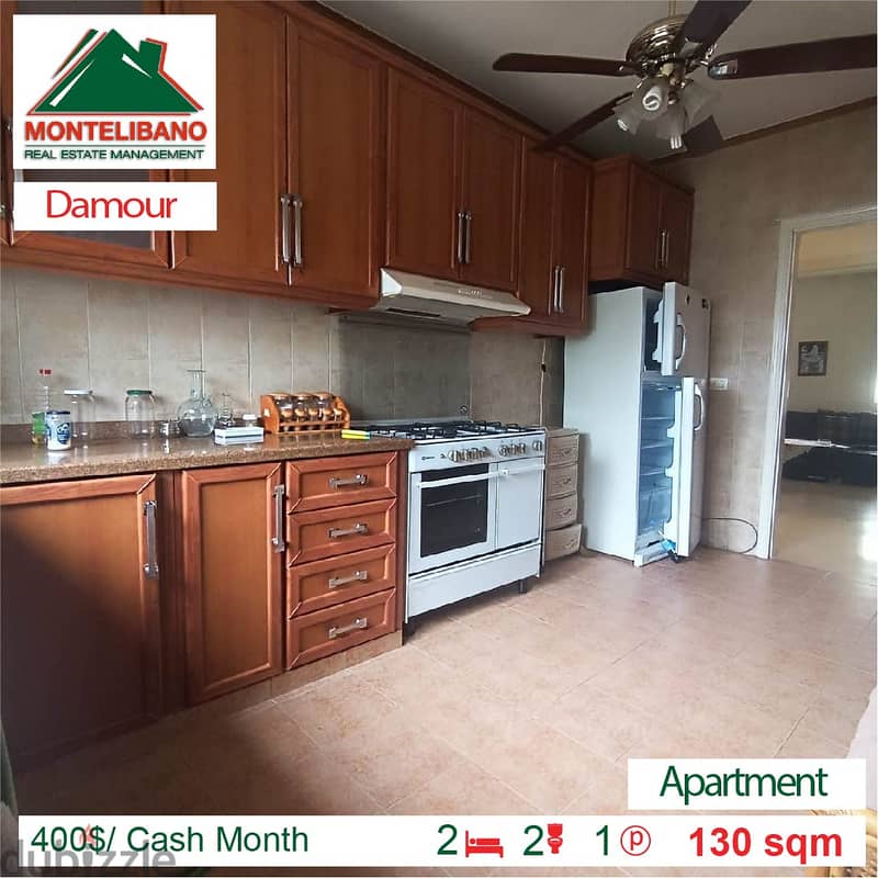400$/Cash Month!!! Apartment for rent in Damour!!! 1