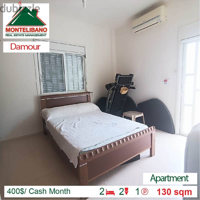 400$/Cash Month!!! Apartment for rent in Damour!!! 2