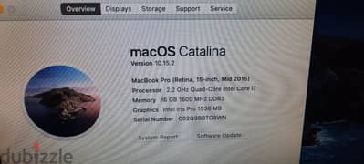 Macbook pro damaged screen 2015 retina 0