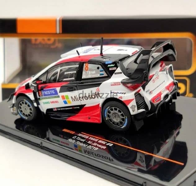 Toyota Yaris WRC (Rally Finland 2019) diecast car model 1;43. 3
