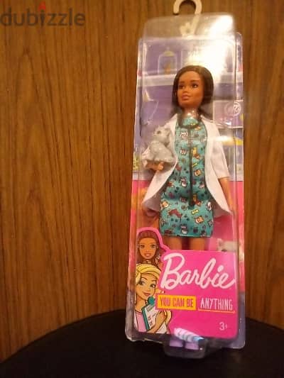 Barbie YOU CAN BE ANYTHING PET VET Hispanic Boxed doll+Small Cat=31$