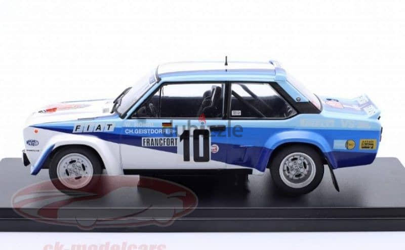 Fiat 131 Abarth (Rally Monte Carlo 1980) diecast car model 1:24. 2