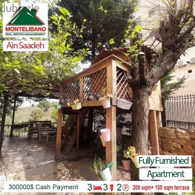 300.000$ Cash Payment!!! Apartment for sale in Ain Saadeh!!! 1