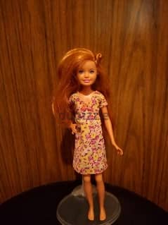 STACIE Barbie Smaller Sister Mattel used good wearing doll bend legs