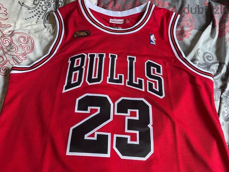 Chicago Bulls jordan NBA the finals 1997-98 jersey 1