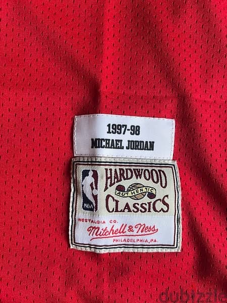 Chicago Bulls jordan NBA the finals 1997-98 jersey 2