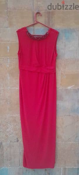 Wallis Red Maxi Evening dress 1