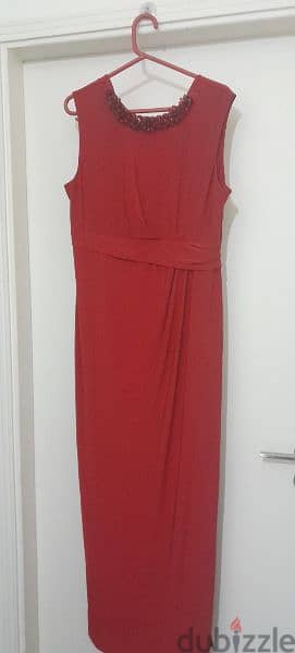 Wallis Red Maxi Evening dress 5