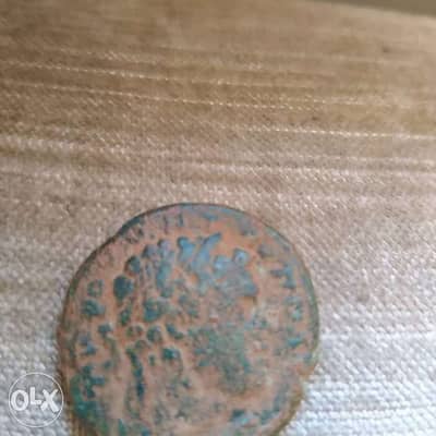 Phoenician Bronze Coin Of Melqart God of Tyre year 100 BC