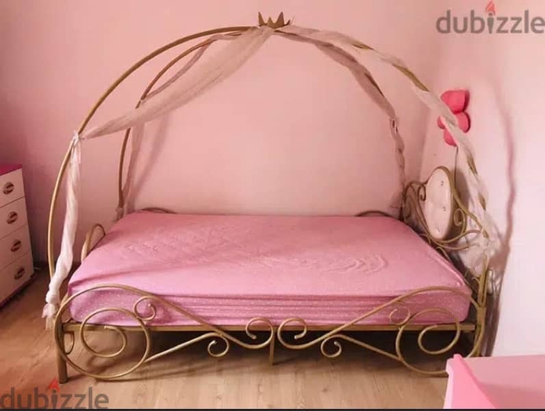PUT UR PRICE-MAKE IT YOURS Girly Bedroom BARBIE style White-Pink 2