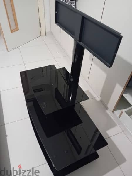 tv stand with 3 levels 0