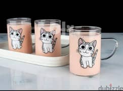 the cutest transparent glass mugs