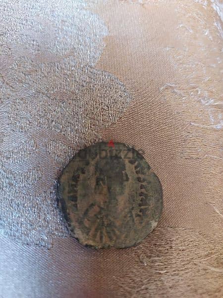 Ancient Byzantine Coin Bronze Emperor Justinian I Great 527 AD 1