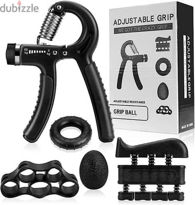 Hand grip strengthener kit