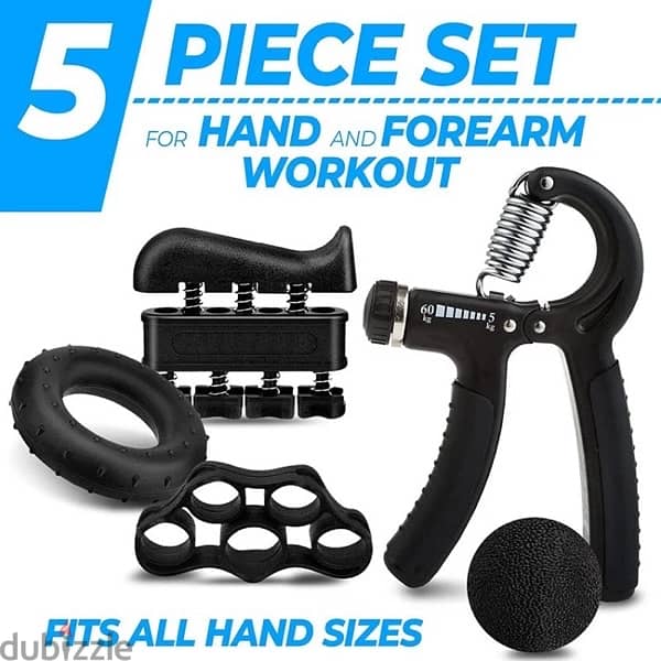 Hand grip strengthener kit 1