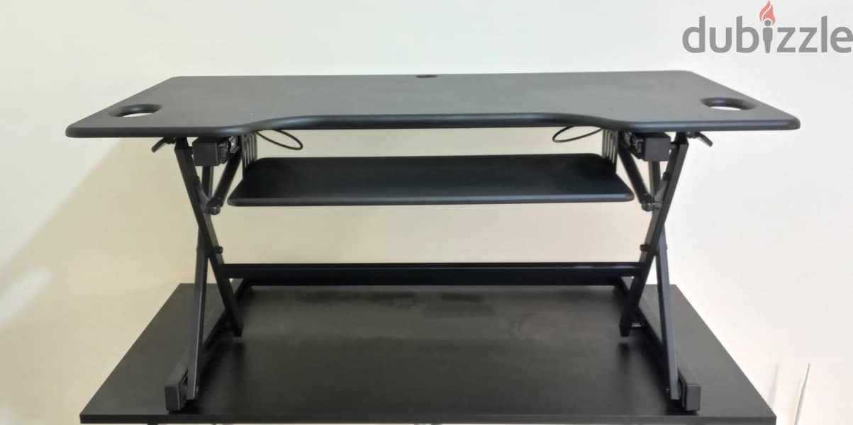 Rocelco 115cmx60cm Sit Stand Desk Converter 1