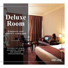 one deluxe room in onetoonehotel dhour choueir غرفة نوم واحدة للايجار 0