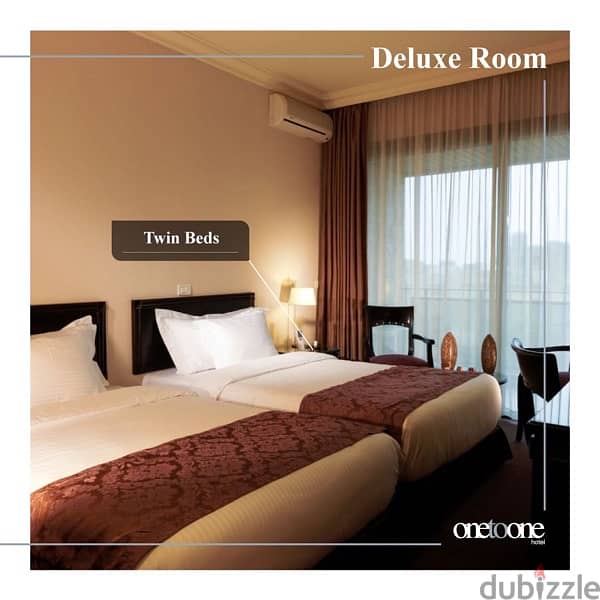 one deluxe room in onetoonehotel dhour choueir غرفة نوم واحدة للايجار 5