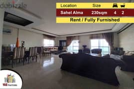 Sahel Alma 230m2 | Rent | Fully Furnished | Renovated | YV |