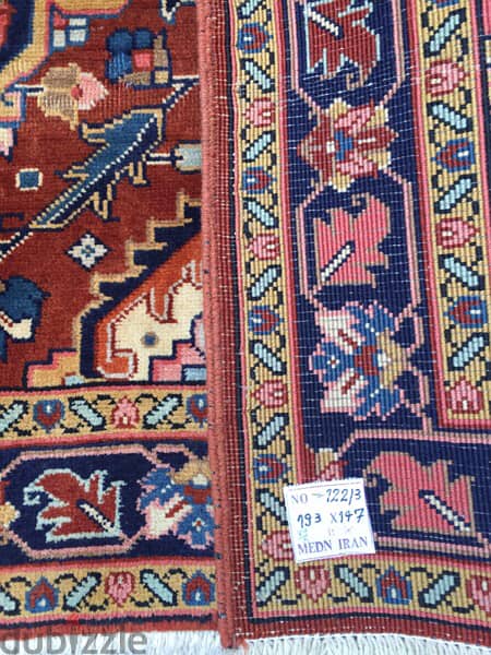 سجادعجمي. صباغ نباتي. Persian Carpet. Hand made 6