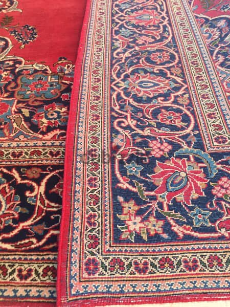 سجادعجمي. Antique. Persian Carpet. Hand made 6
