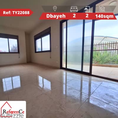 Apartment with terrace in Dbaye شقة مع تراس في ضبية