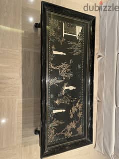 Antique glass table Chinese style 0