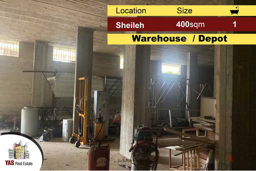 Sheileh 400m2 | Warehouse / Depot | Super Catch | Good Condition | 0