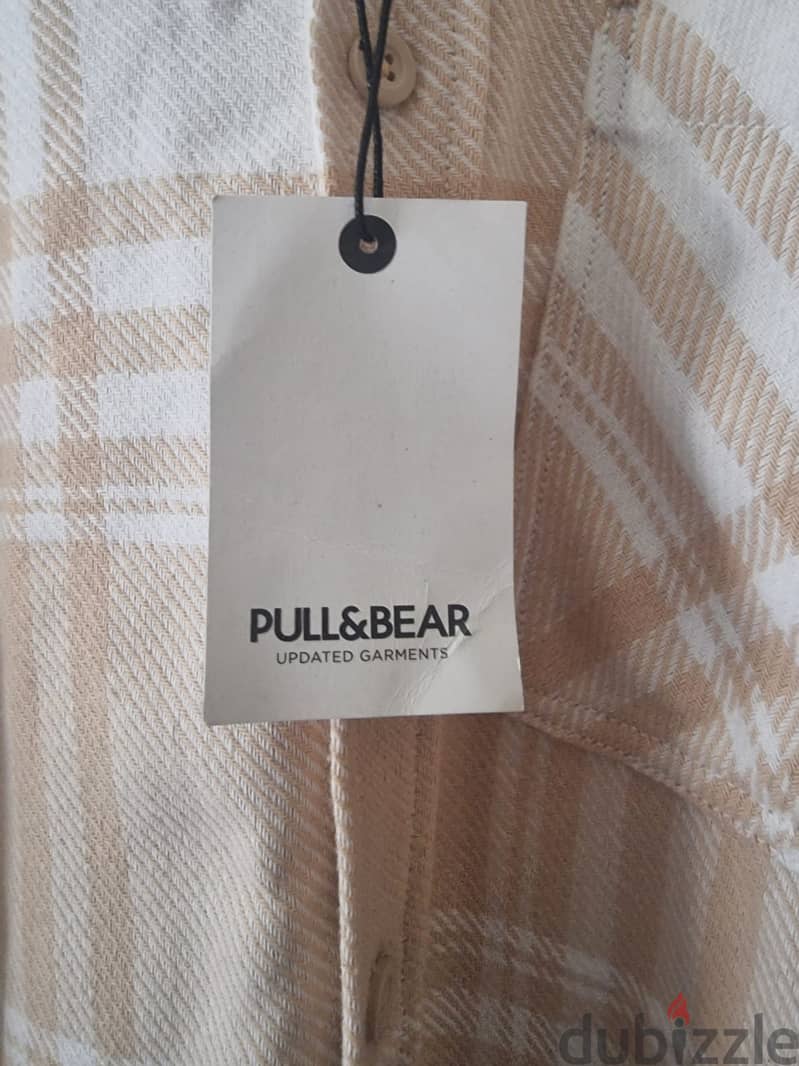 NEW Pull&Bear overshirt/jacket for Men in beige 3