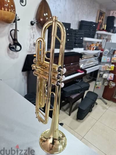 trumpet bach gold package ترومبيت جديدة مع كامل اغراضها