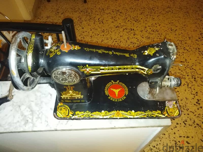 Mercedes antique sewing machine original 1
