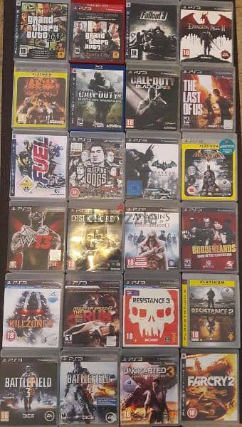 biggest collection of Ps3 used games in Lebanon 1